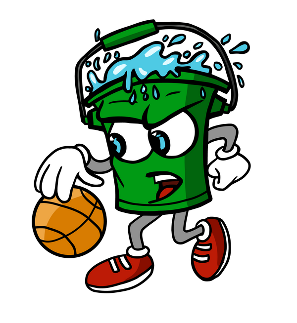 Walking Bucket Mascot